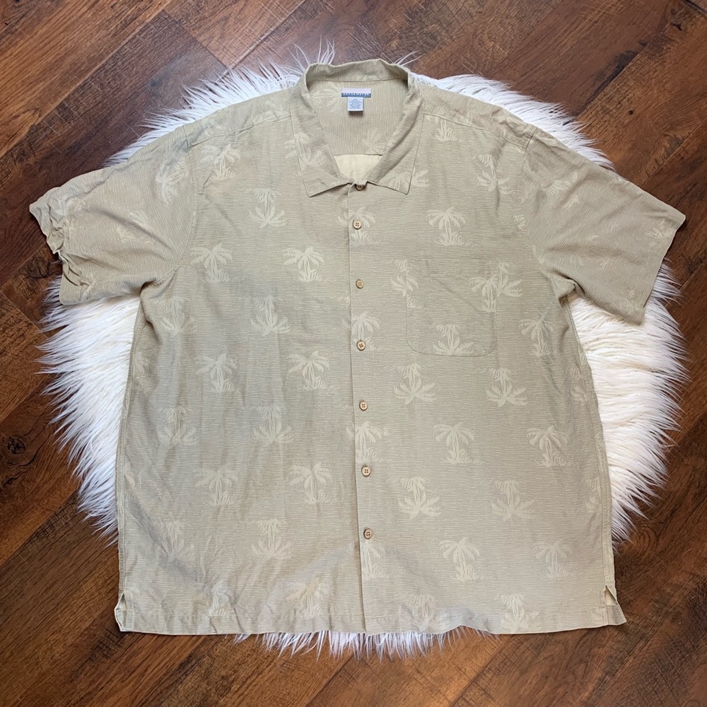 Men’s Breakwater Hawaiian shirt sz 2XL silk blend